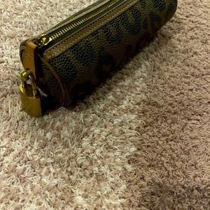 Authentic Mulberry Leopard Pencil Case